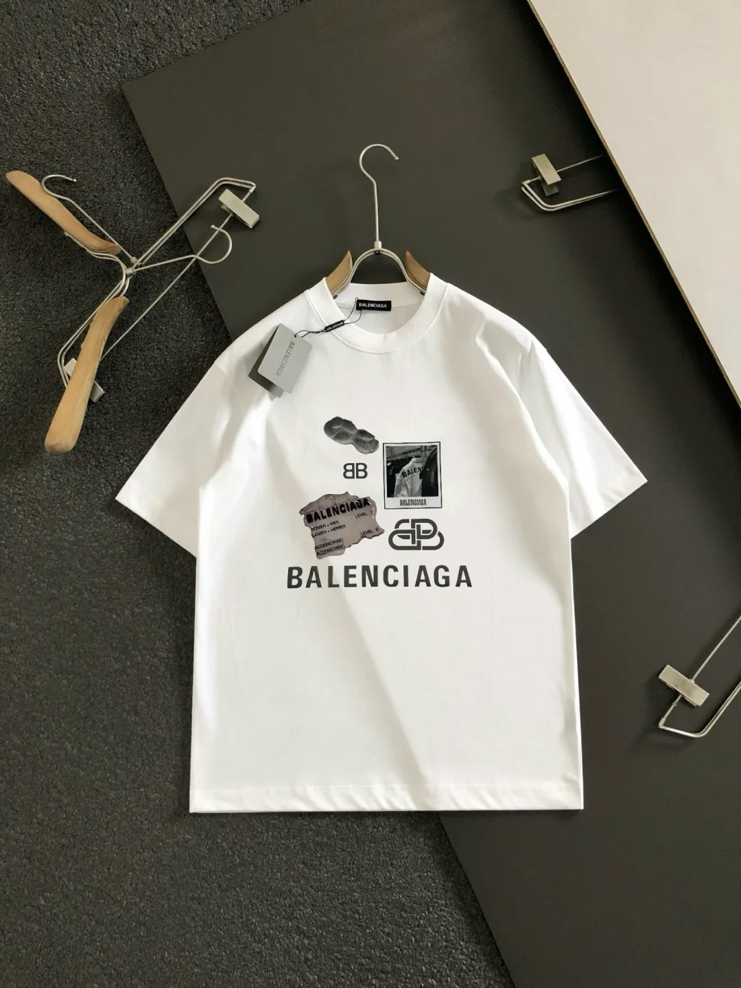 BAL 2025SS New Arrival T ， ， ！ ， ，Classic logo ， ， Sizes M-XXXL